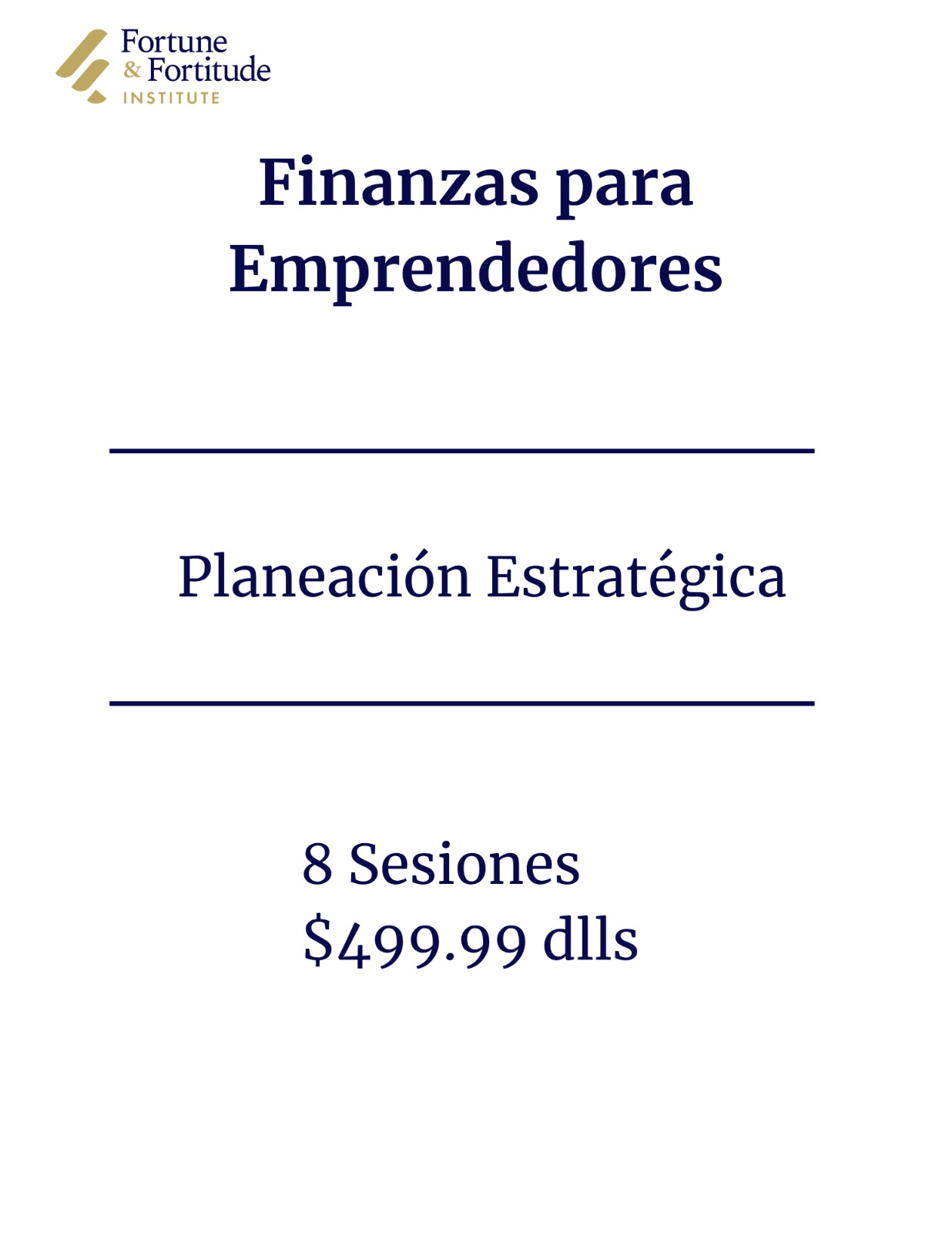 Precios — Finanzas para Emprendedores